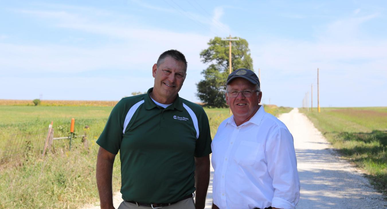 Representative Tim Taylor and CEO Tim Korman